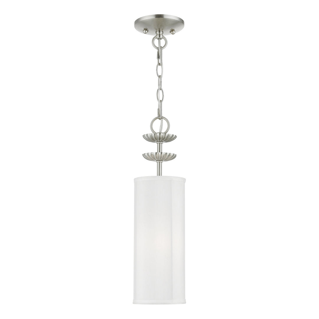 Livex Brookdale 42981-91 Pendant Light - Brushed Nickel