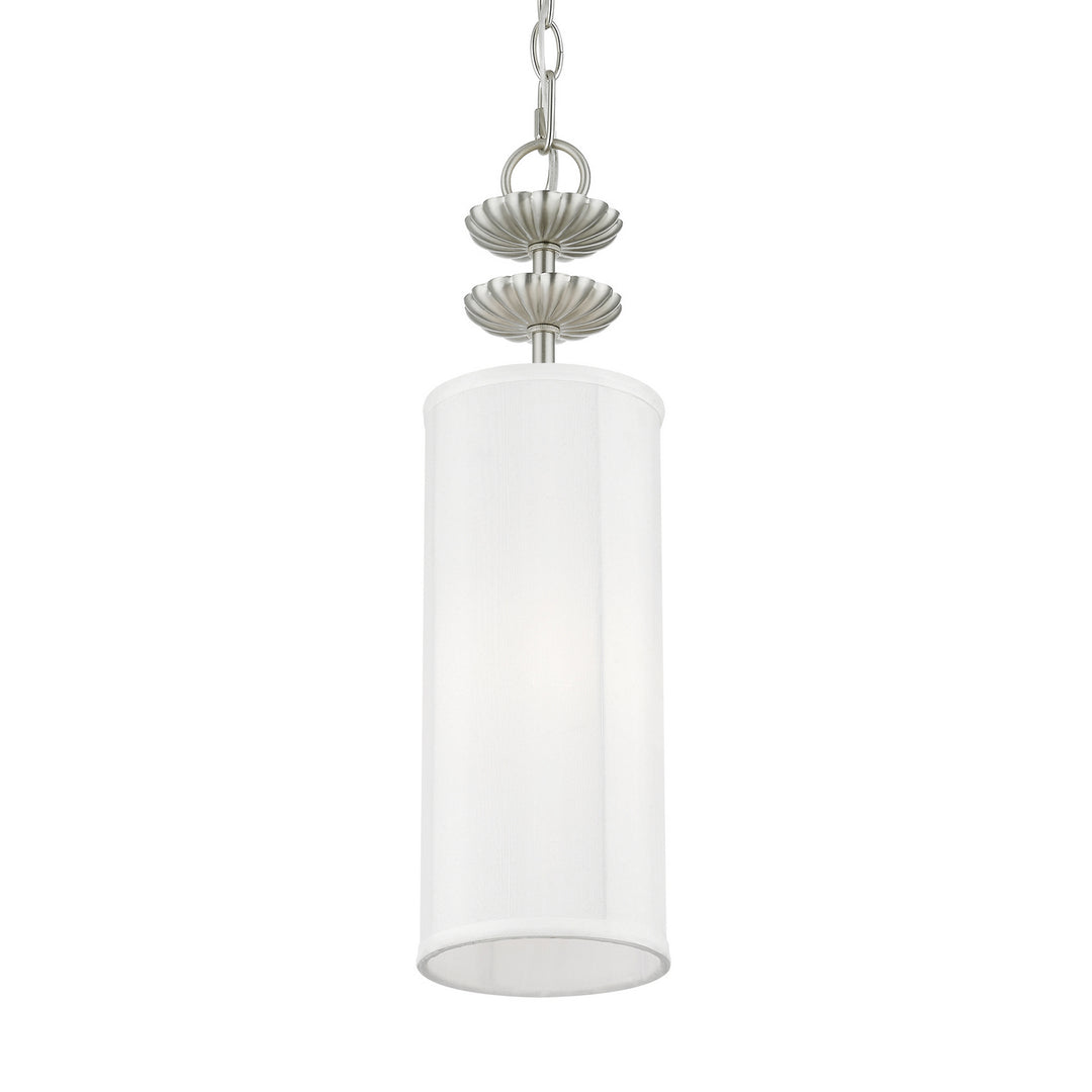 Livex Brookdale 42981-91 Pendant Light - Brushed Nickel