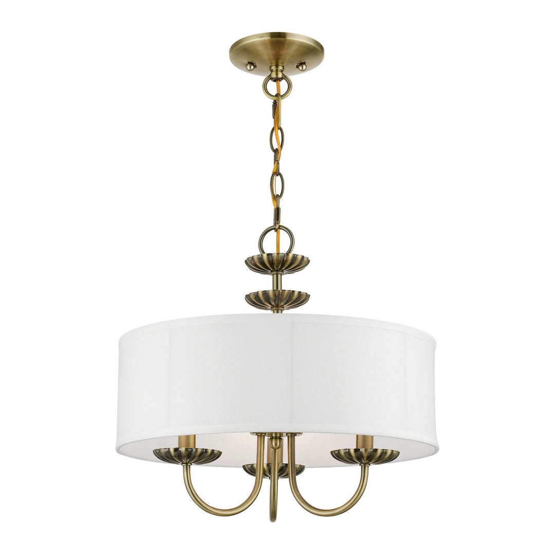 Livex Brookdale 42983-01 Chandelier Light - Antique Brass
