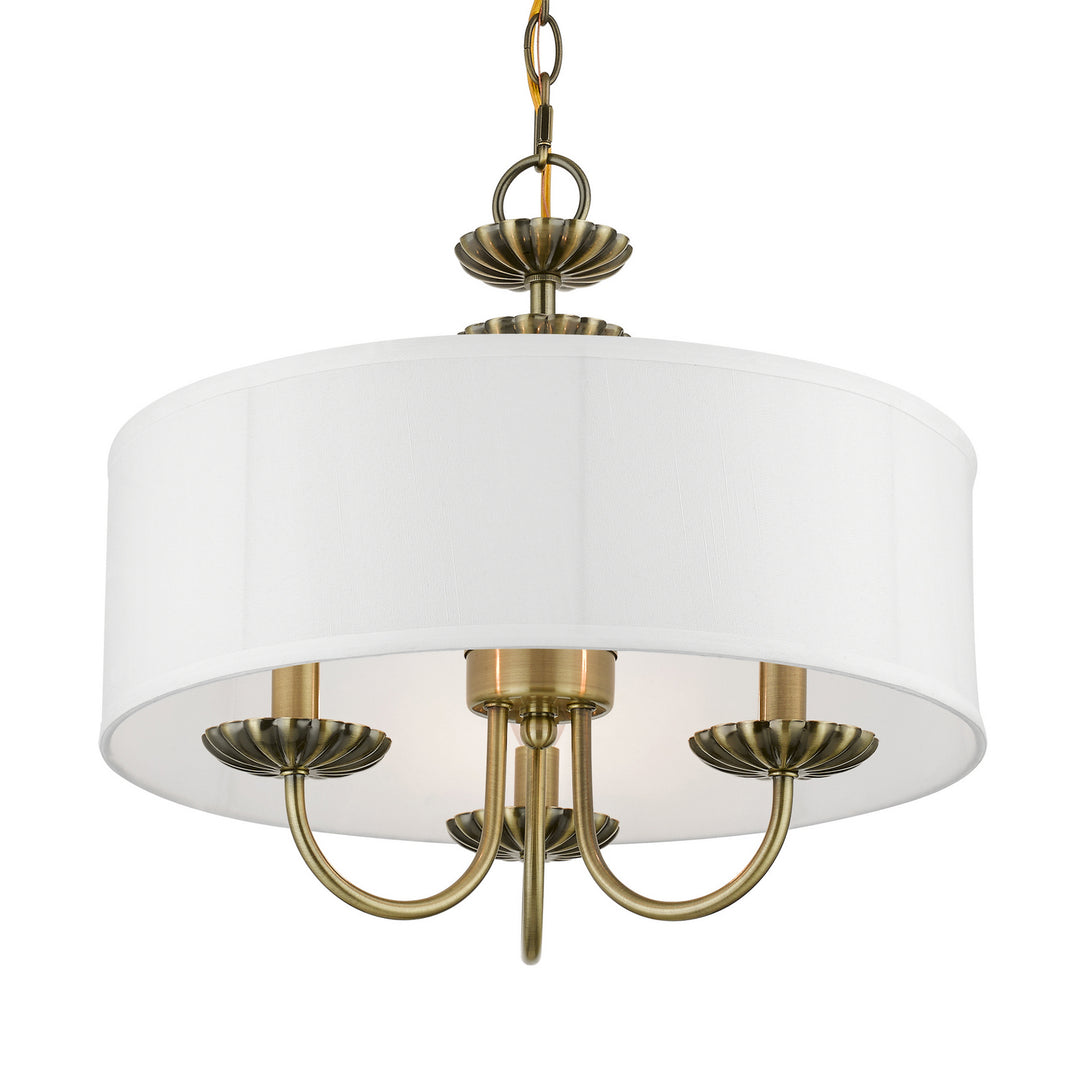 Livex Brookdale 42983-01 Chandelier Light - Antique Brass