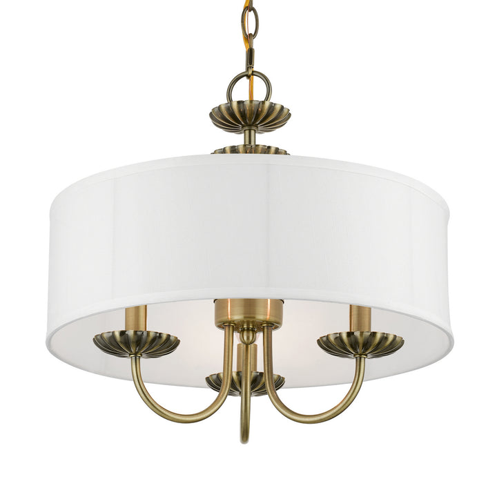 Livex Brookdale 42983-01 Chandelier Light - Antique Brass