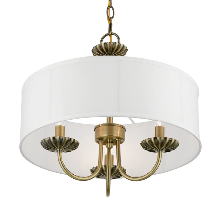 Livex Brookdale 42983-01 Chandelier Light - Antique Brass