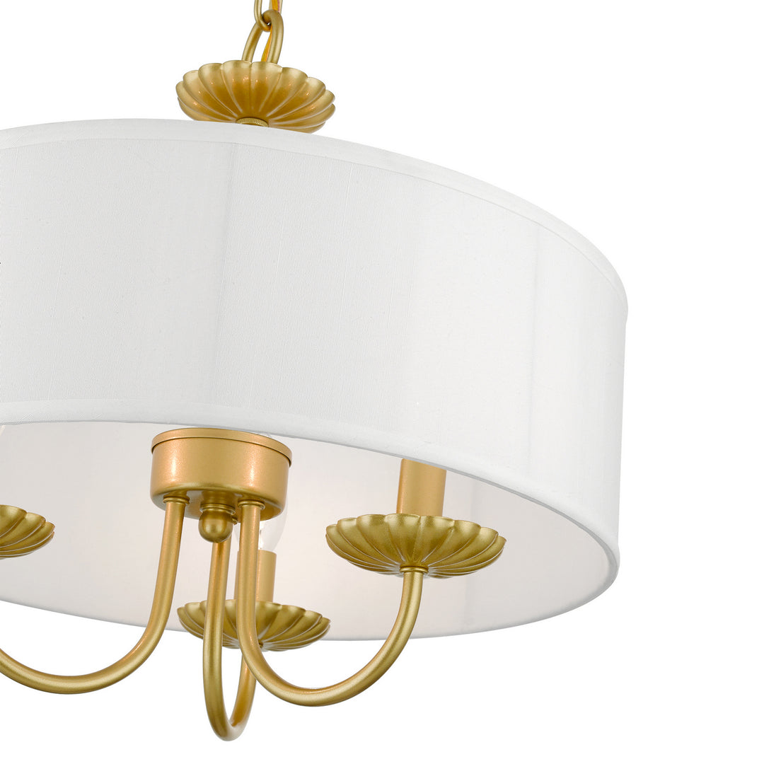 Livex Brookdale 42983-33 Chandelier Light - Soft Gold