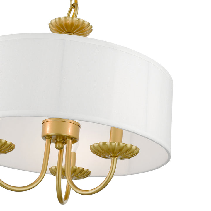 Livex Brookdale 42983-33 Chandelier Light - Soft Gold