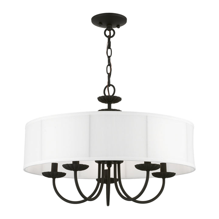 Livex Brookdale 42985-04 Chandelier Light - Black
