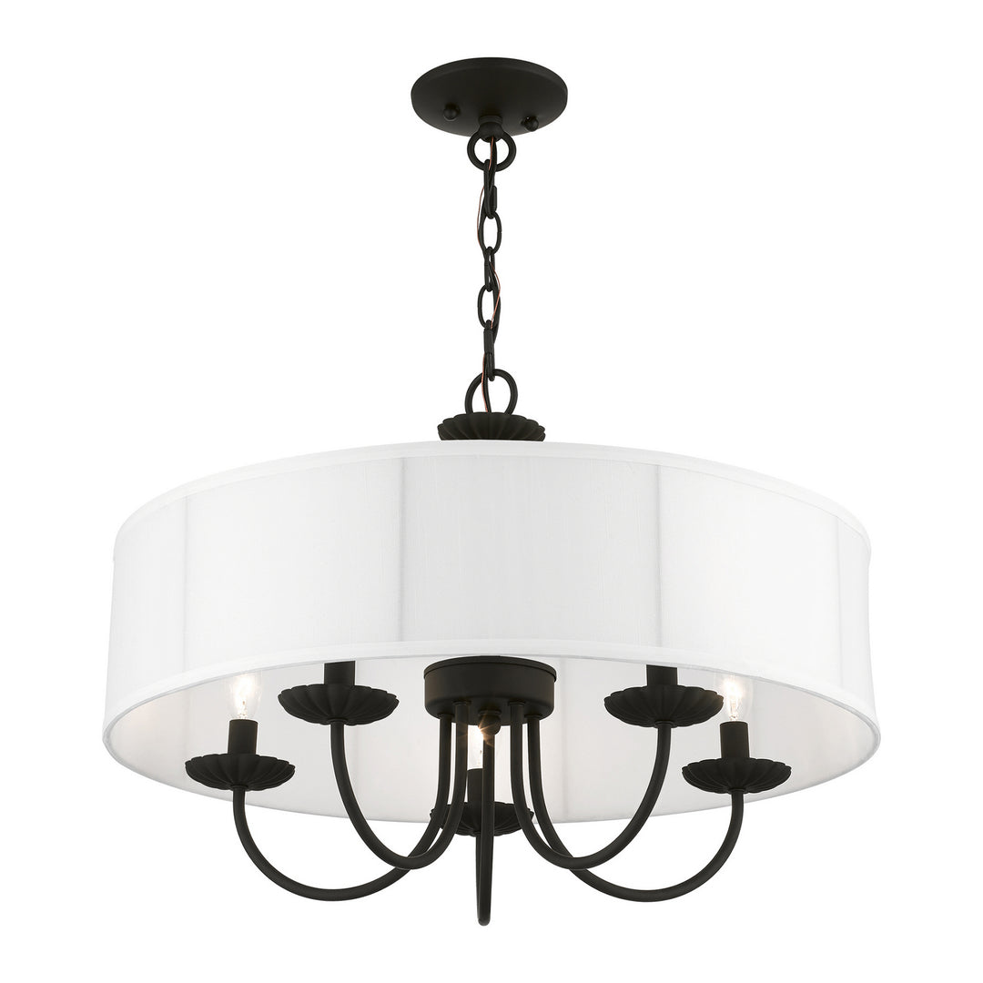 Livex Brookdale 42985-04 Chandelier Light - Black