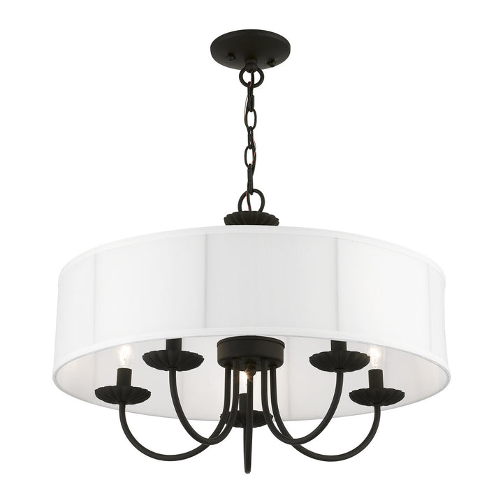 Livex Brookdale 42985-04 Chandelier Light - Black