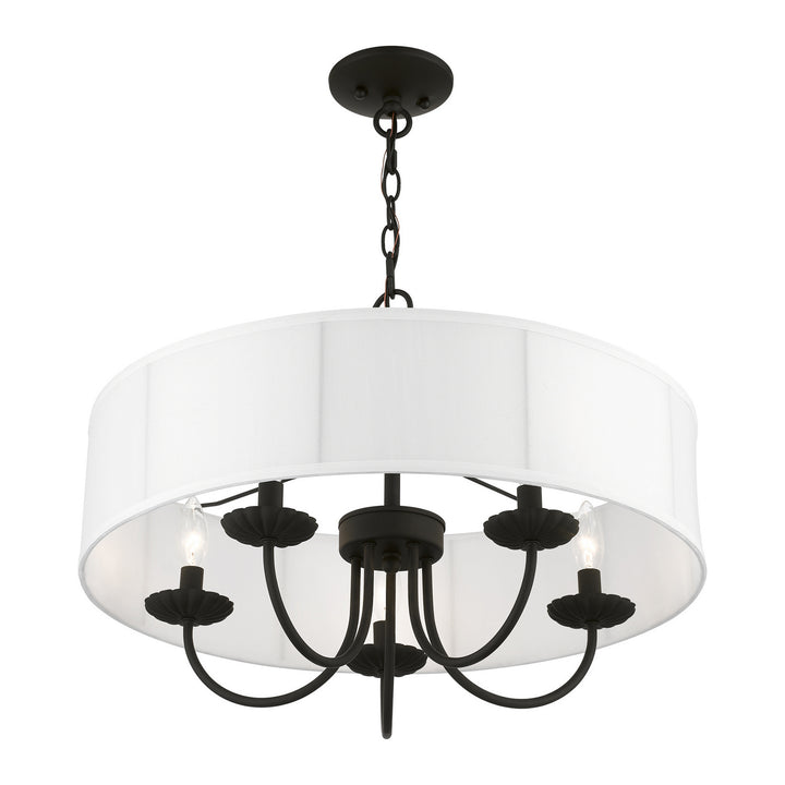 Livex Brookdale 42985-04 Chandelier Light - Black