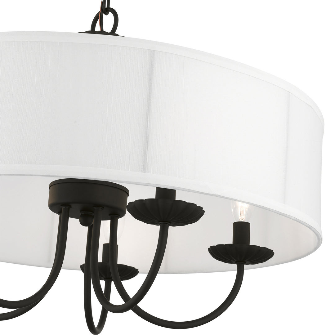 Livex Brookdale 42985-04 Chandelier Light - Black
