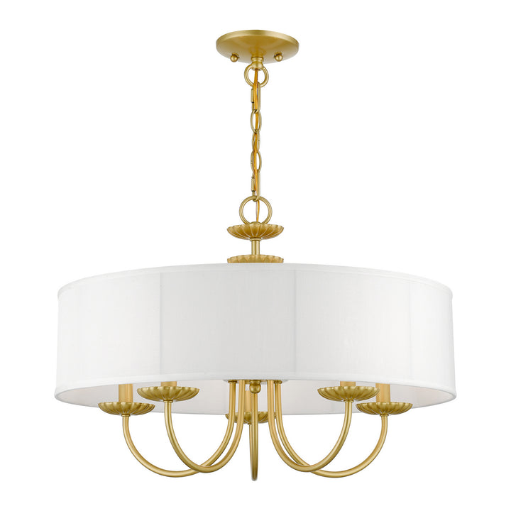Livex Brookdale 42985-33 Chandelier Light - Soft Gold