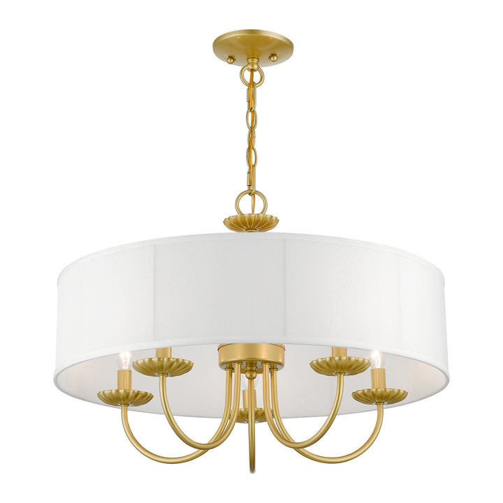 Livex Brookdale 42985-33 Chandelier Light - Soft Gold
