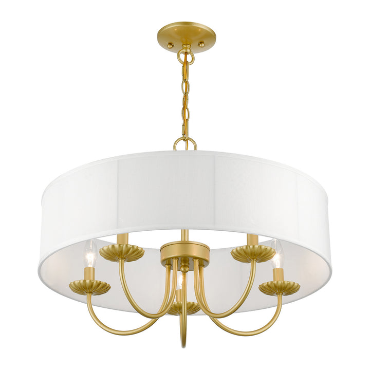 Livex Brookdale 42985-33 Chandelier Light - Soft Gold