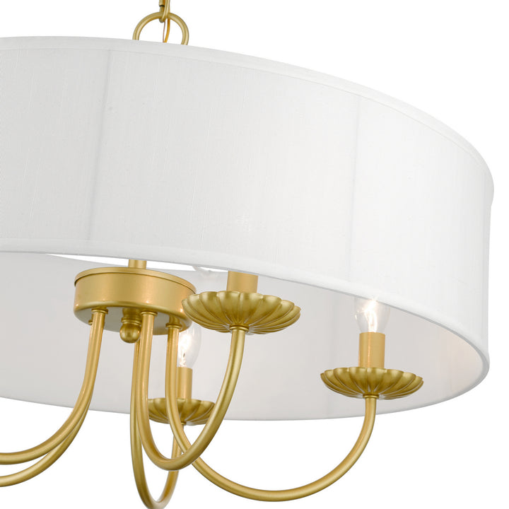 Livex Brookdale 42985-33 Chandelier Light - Soft Gold