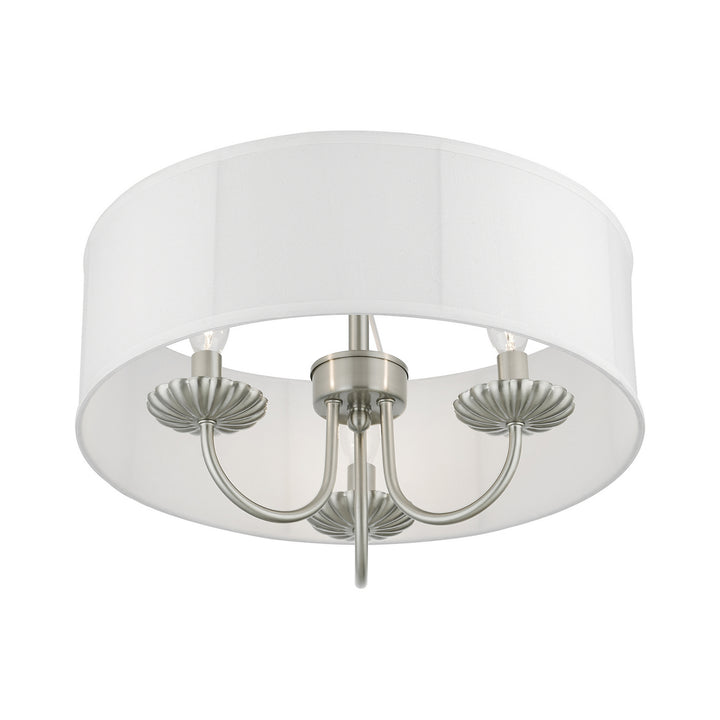 Livex Brookdale 42989-91 Ceiling Light - Brushed Nickel