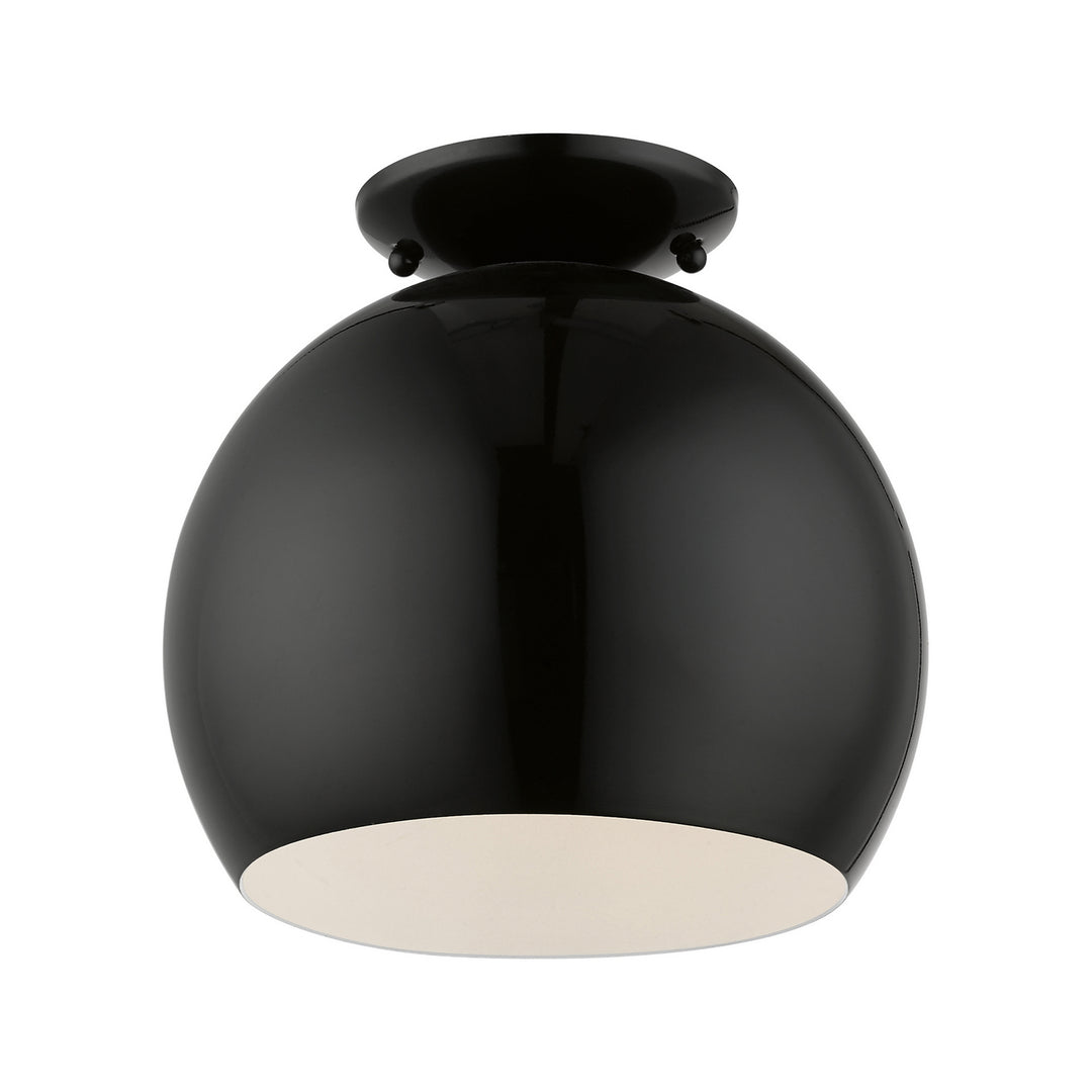 Livex Piedmont 43390-68 Ceiling Light - Shiny Black