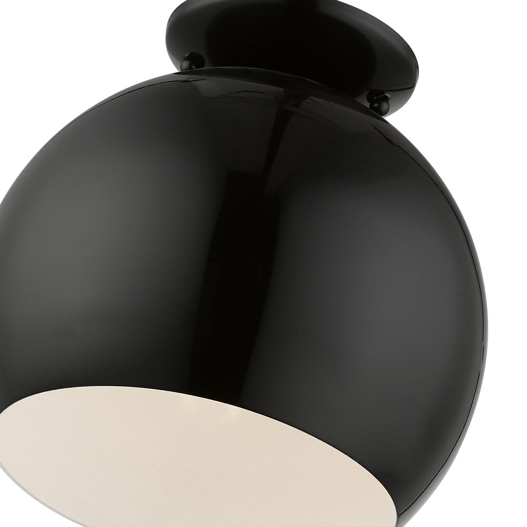 Livex Piedmont 43390-68 Ceiling Light - Shiny Black