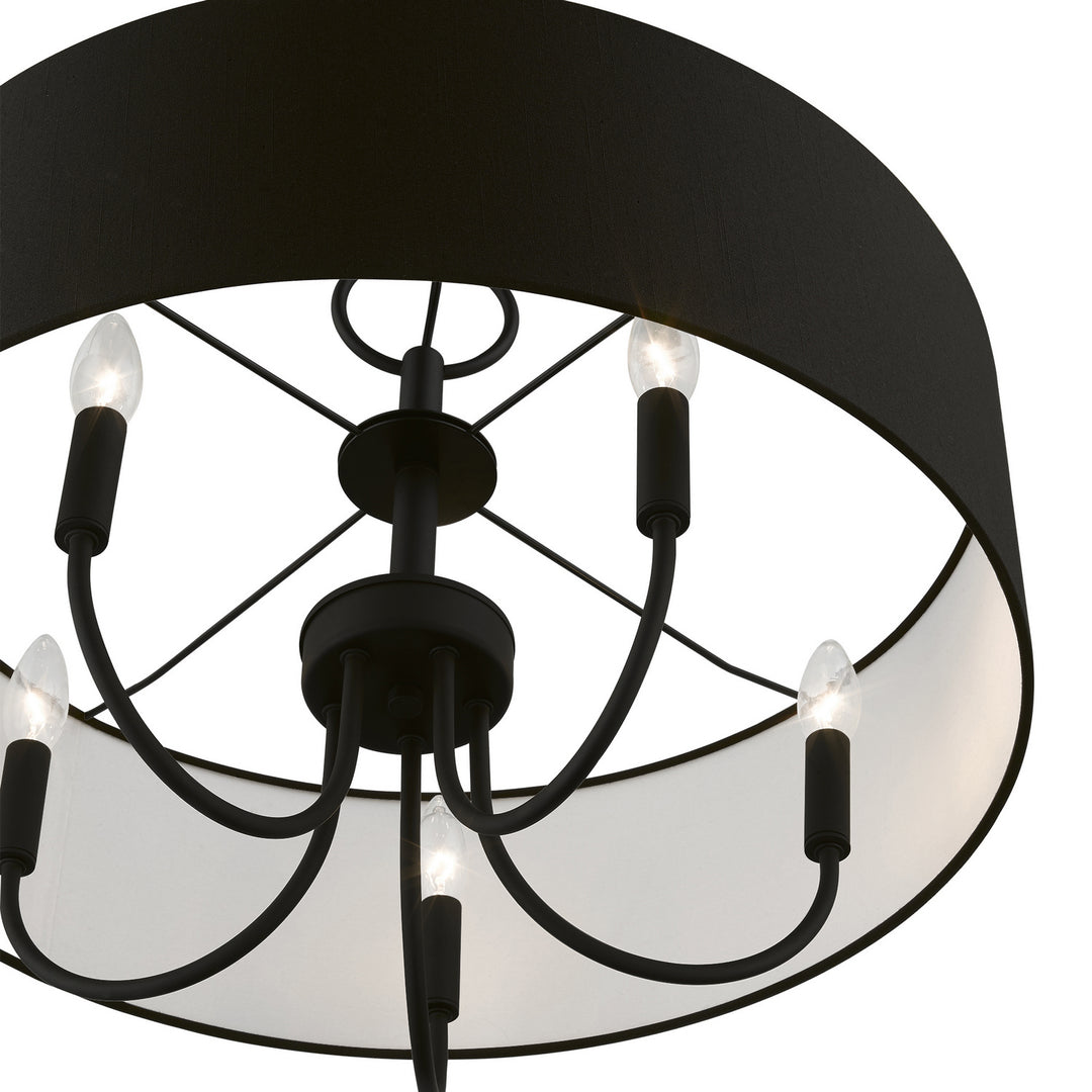 Livex Bainbridge 43445-04 Chandelier Light - Black