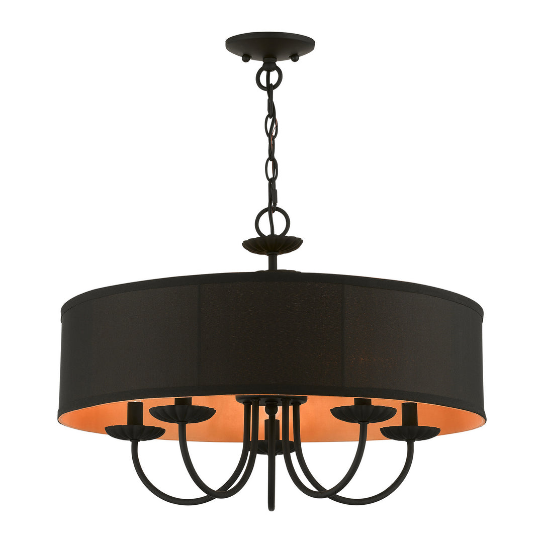 Livex Winchester 45125-04 Chandelier Light - Black