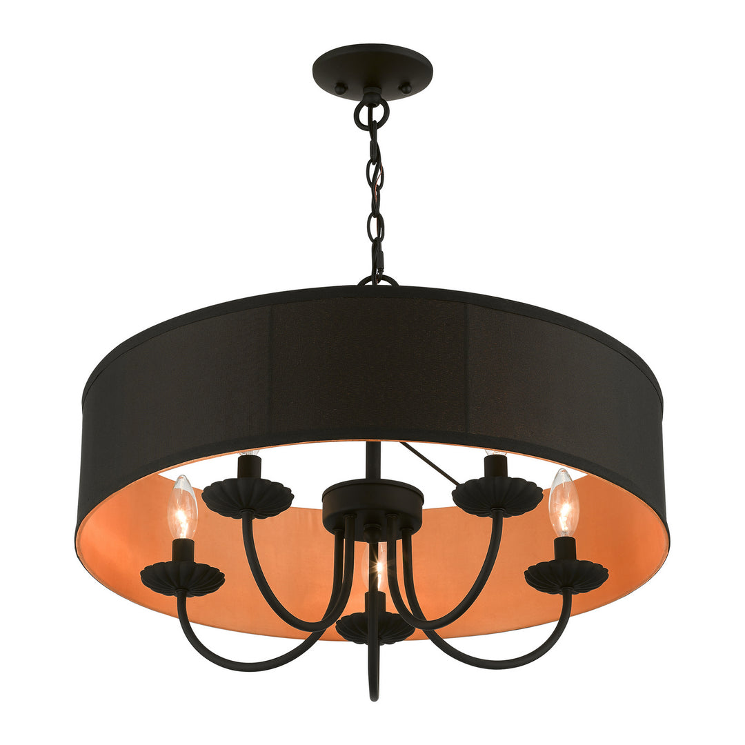 Livex Winchester 45125-04 Chandelier Light - Black