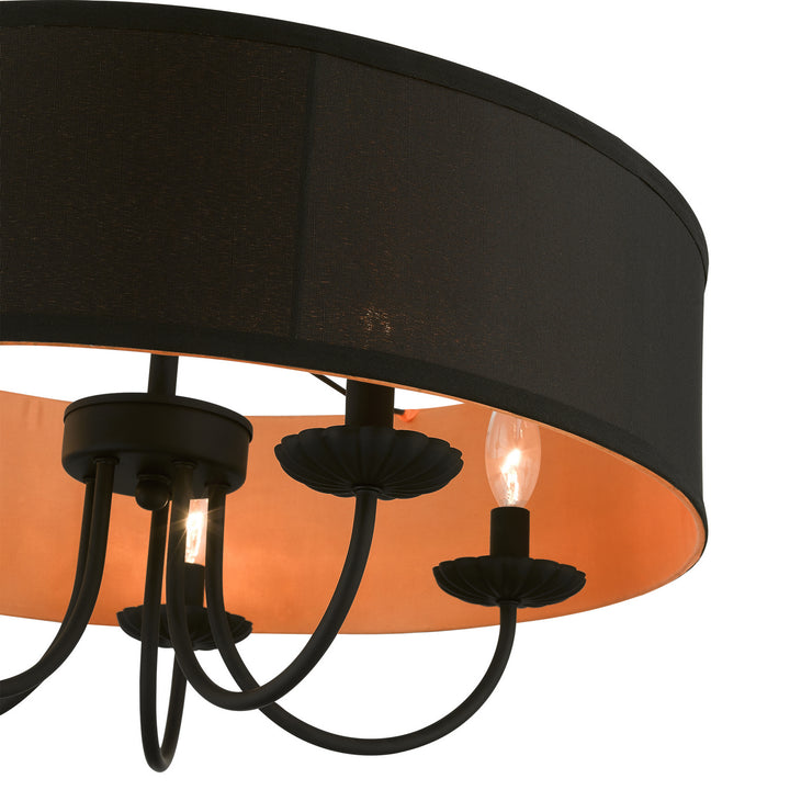 Livex Winchester 45125-04 Chandelier Light - Black