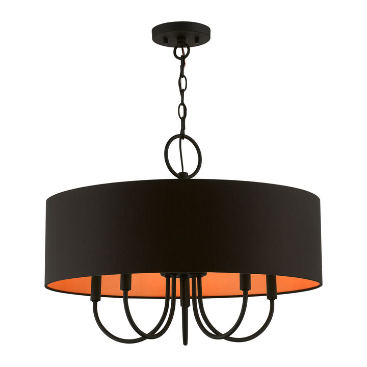Livex Sentosa 45615-04 Chandelier Light - Black