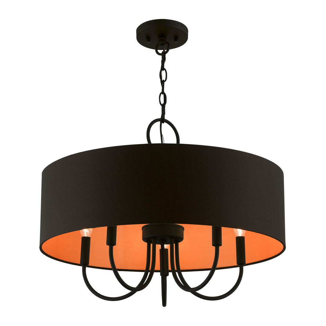 Livex Sentosa 45615-04 Chandelier Light - Black