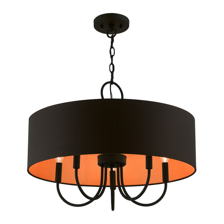 Livex Sentosa 45615-04 Chandelier Light - Black