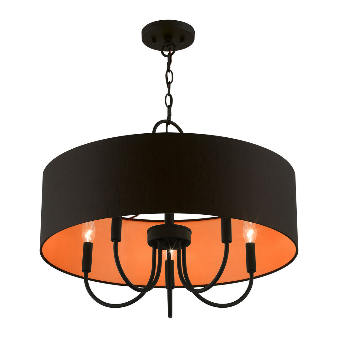 Livex Sentosa 45615-04 Chandelier Light - Black