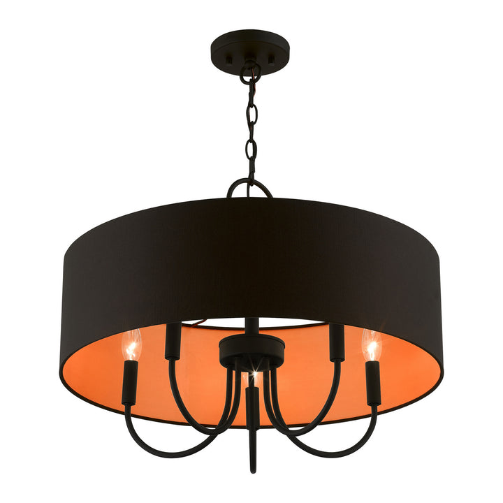 Livex Sentosa 45615-04 Chandelier Light - Black