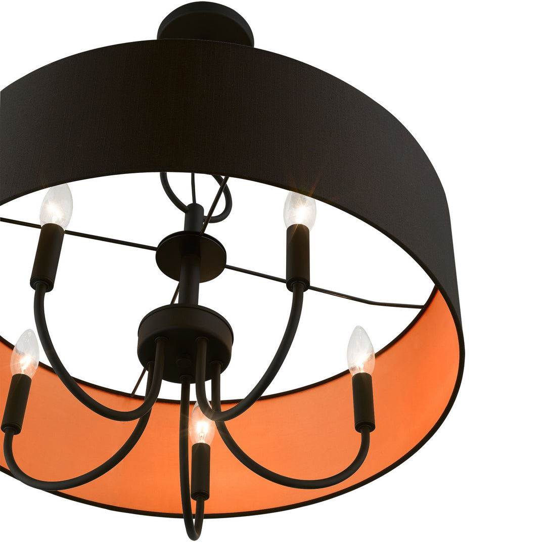 Livex Sentosa 45615-04 Chandelier Light - Black