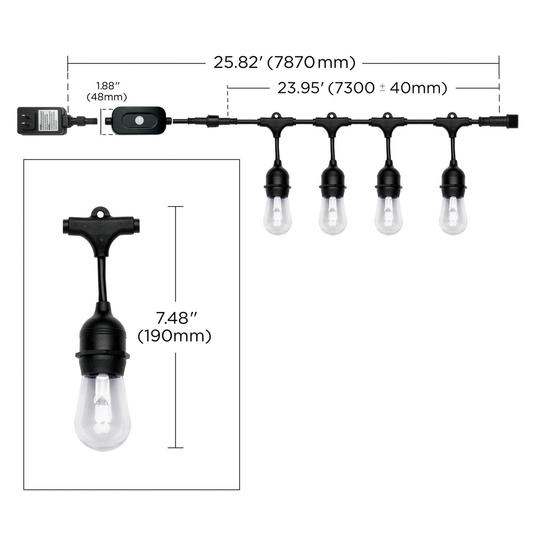 Satco Lighting S11288   Outdoor Black
