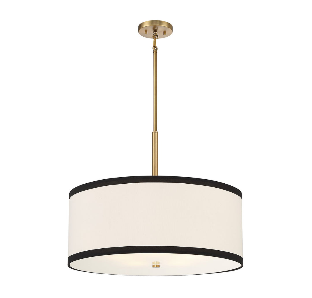 Meridian M7015NB Pendant Light - Natural Brass