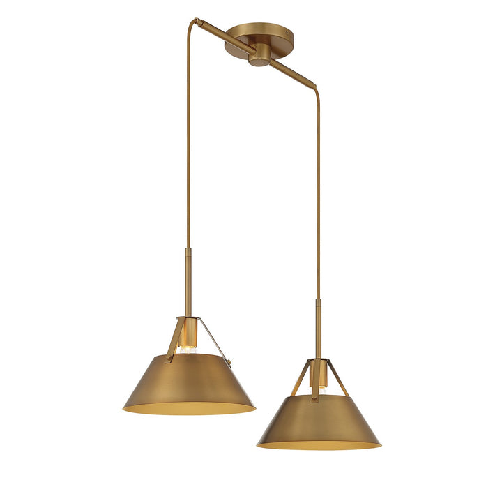 Meridian M100107NB Pendant Light - Natural Brass