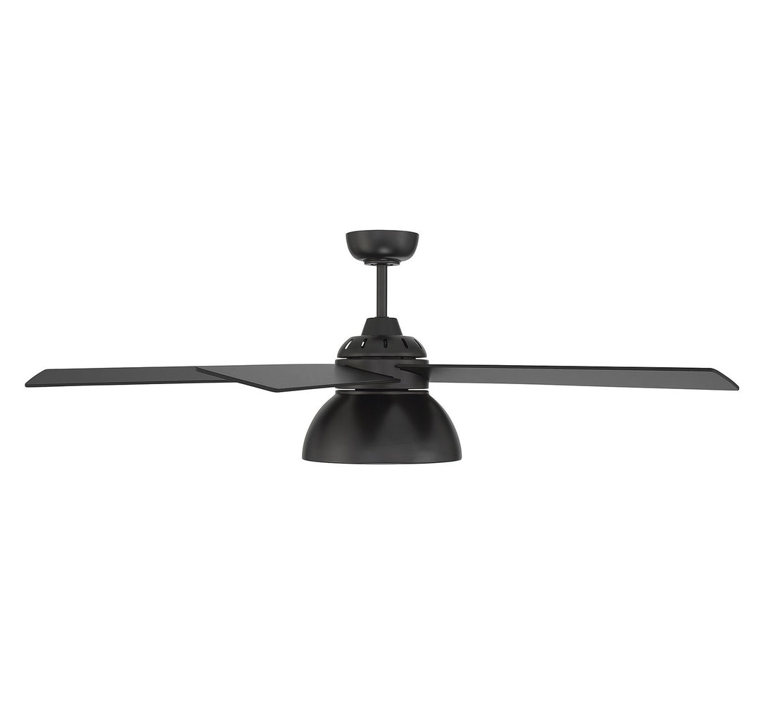 Meridian M2014MBK Ceiling Fan 52 - Matte Black, Matte Black/