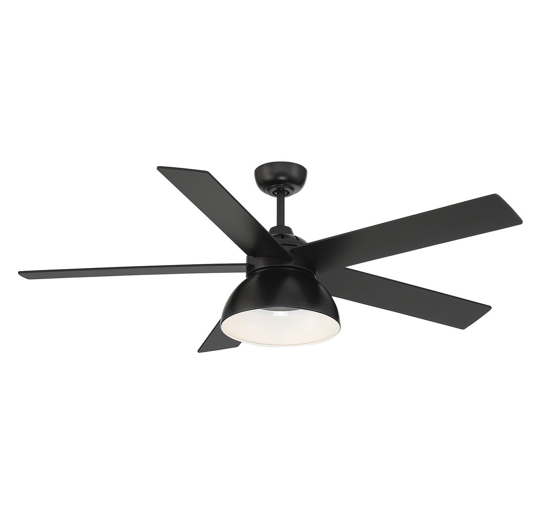 Meridian M2014MBK Ceiling Fan 52 - Matte Black, Matte Black/