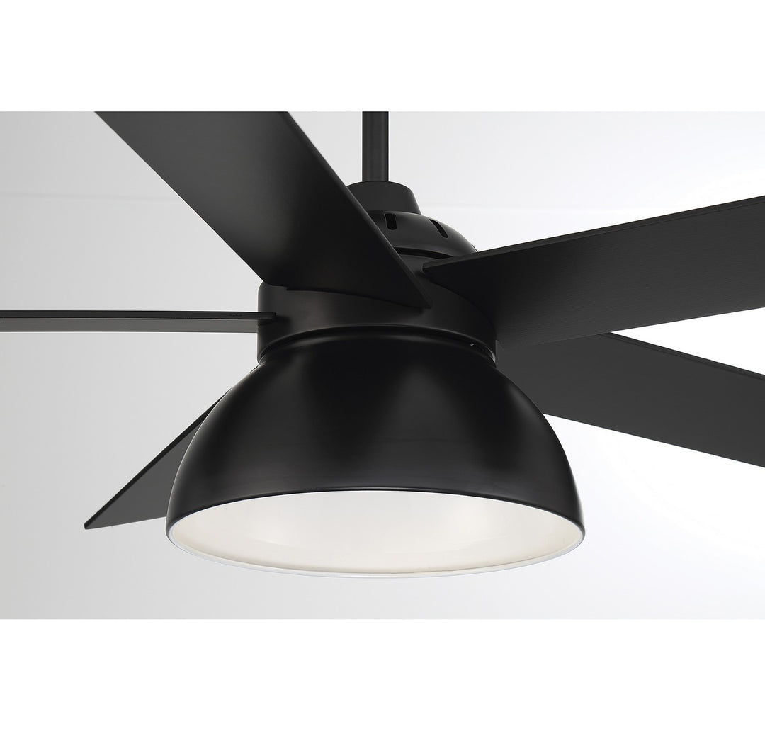 Meridian M2014MBK Ceiling Fan 52 - Matte Black, Matte Black/