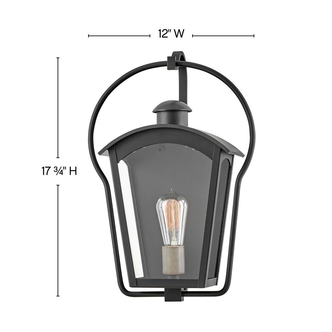 Hinkley Lighting 13300BK  Yale Outdoor Black