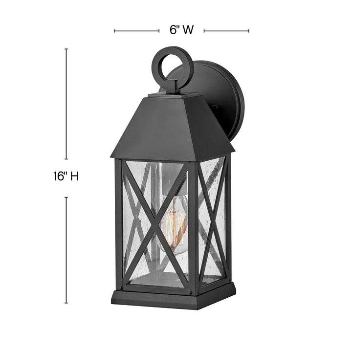 Hinkley Lighting 23300MB  Briar Outdoor Museum Black