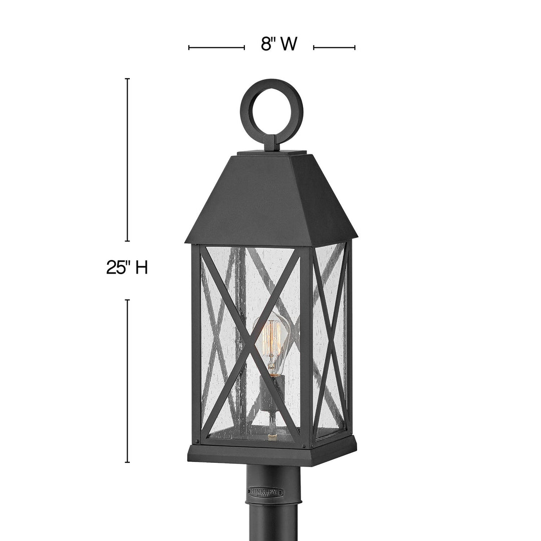 Hinkley Lighting 23301MB  Briar Outdoor Museum Black