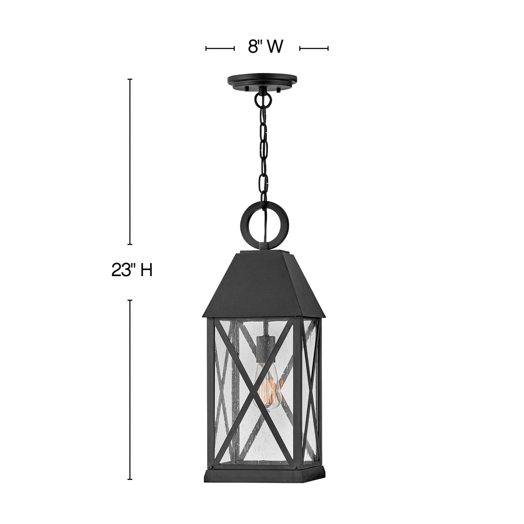 Hinkley Lighting 23302MB  Briar Outdoor Museum Black