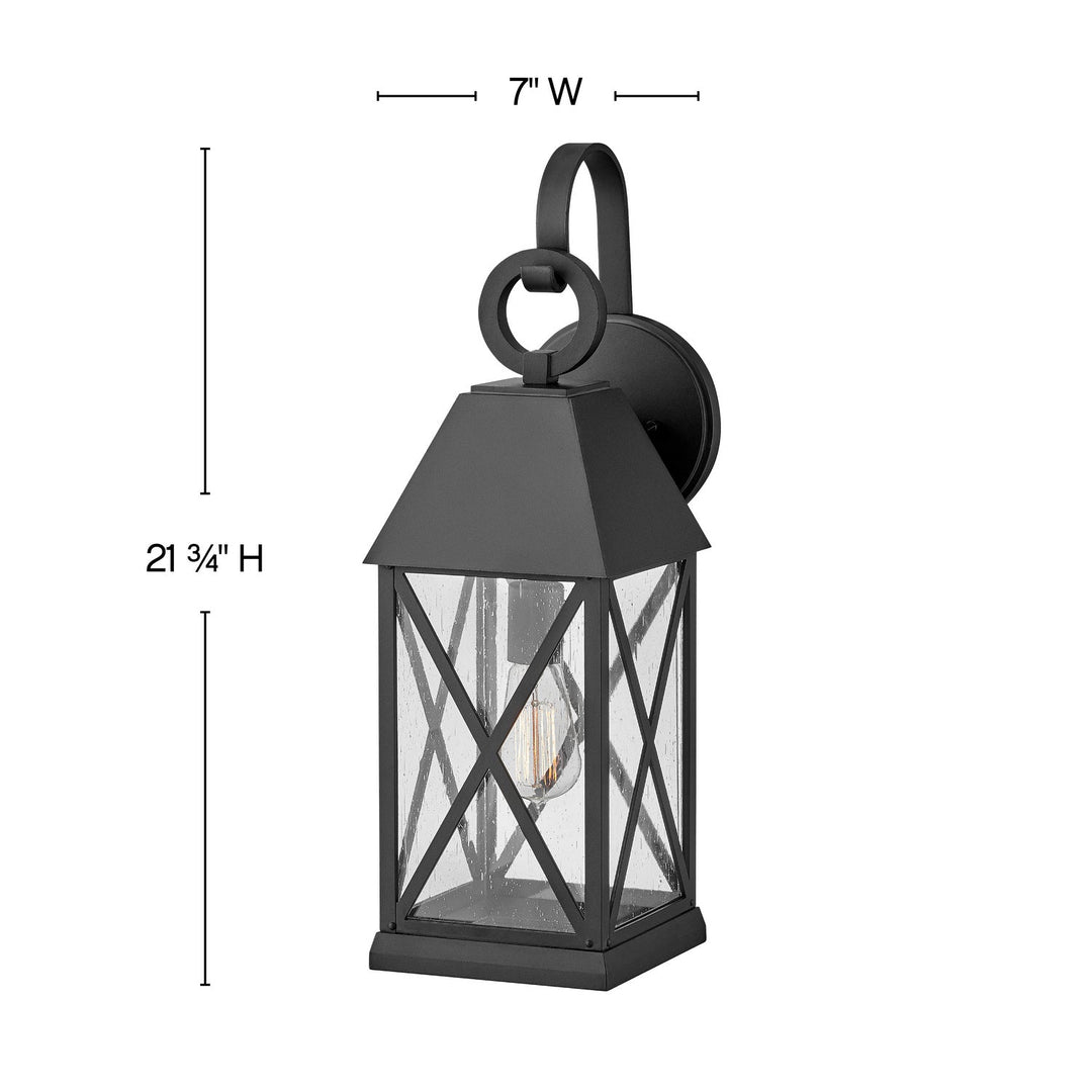 Hinkley Lighting 23304MB  Briar Outdoor Museum Black