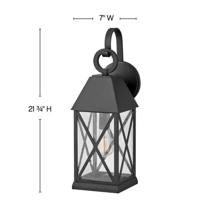 Hinkley Lighting 23304MB  Briar Outdoor Museum Black