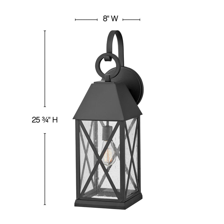 Hinkley Lighting 23305MB  Briar Outdoor Museum Black