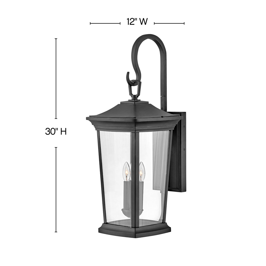 Hinkley Lighting 2369MB  Bromley Outdoor Museum Black