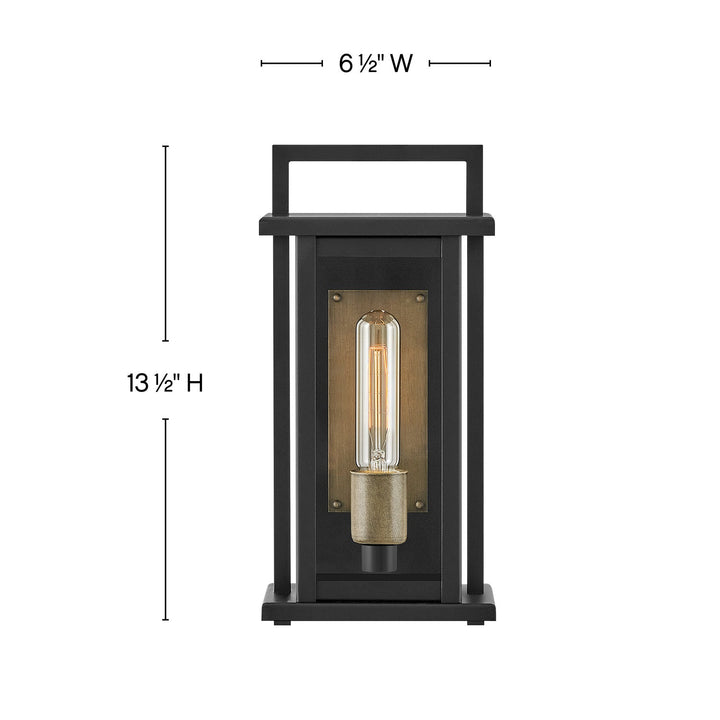 Hinkley Lighting 24020BK  Langston Outdoor Black