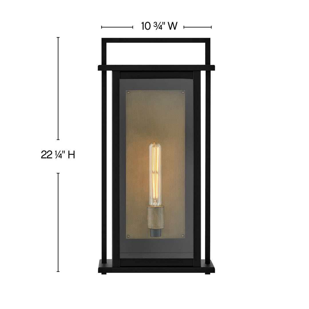 Hinkley Lighting 24025BK  Langston Outdoor Black