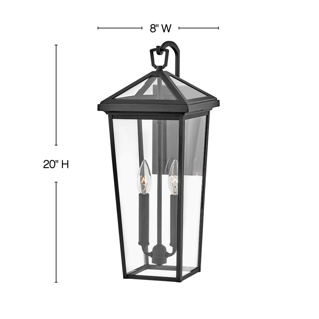 Hinkley Lighting 25655MB  Alford Place Outdoor Museum Black