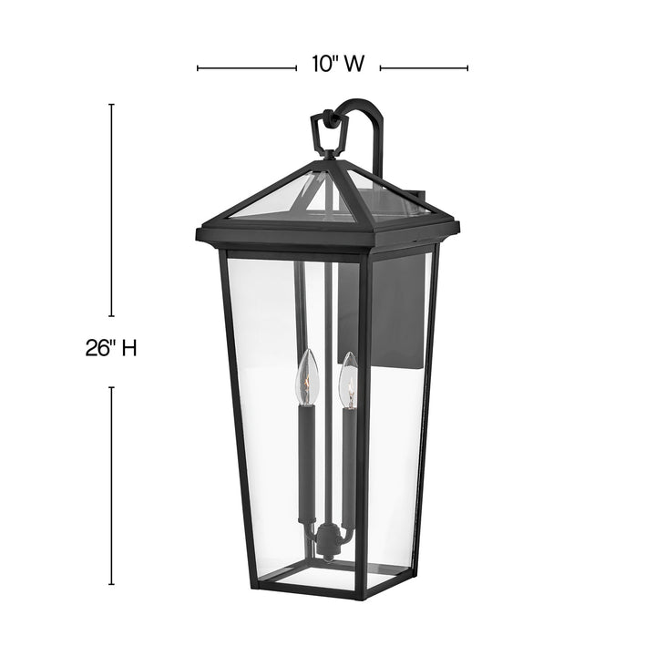 Hinkley Lighting 25658MB  Alford Place Outdoor Museum Black