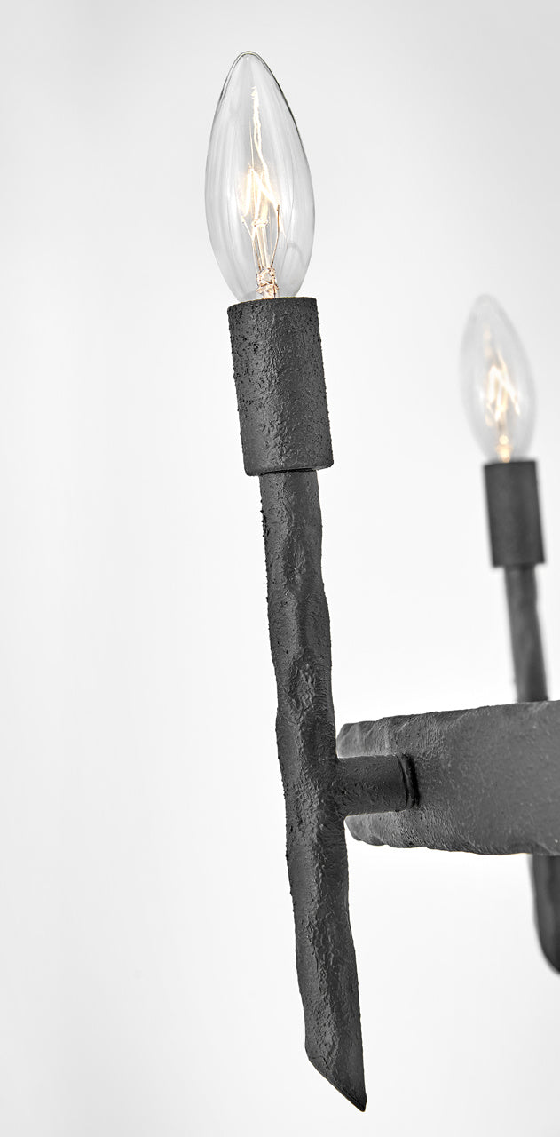 Hinkley Tress 3675FE Chandelier Light - Forged Iron