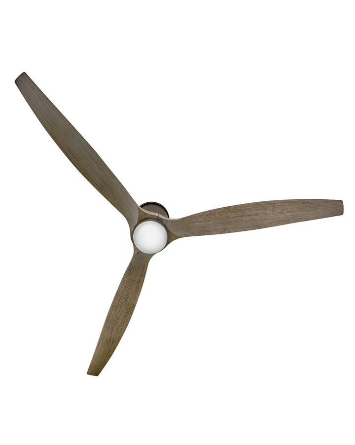 Hinkley Hover Flush 900872FMM-LWD Ceiling Fan 72 - Metallic Matte Bronze, Walnut/